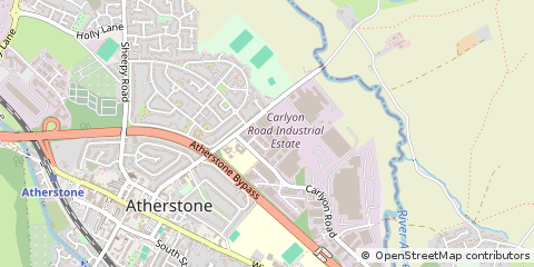 Map of Atherstone