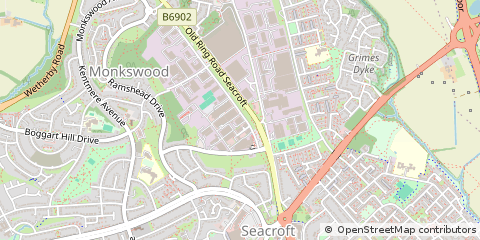 Map of Leeds