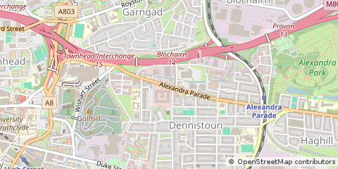 Map of Glasgow
