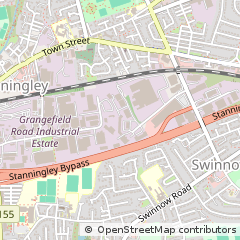 Map of Leeds, West Yorkshire
