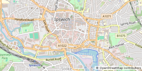 Map of Ipswich