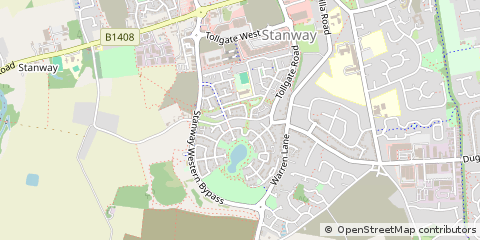 Map of Colchester