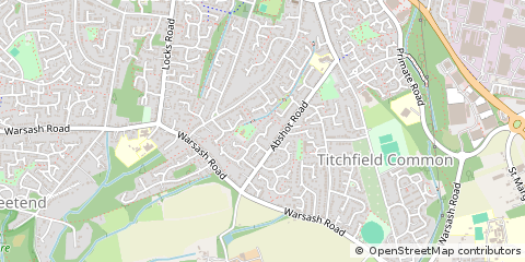 Map of Fareham