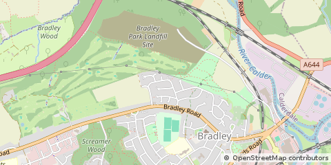 Map of Huddersfield