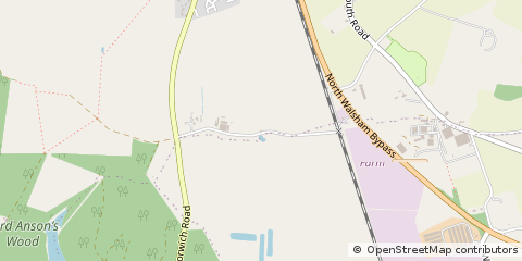 Map of North Walsham, Norfolk