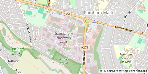 Map of Gillingham