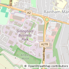 Map of Gillingham