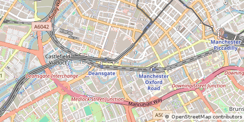 Map of Manchester