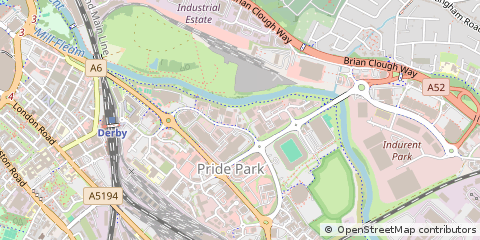 Map of Derby