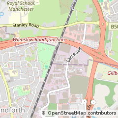 Map of Cheadle, Cheshire