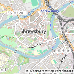 Map of Shrewsbury