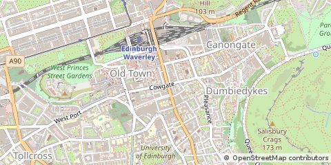 Map of Edinburgh