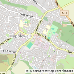 Map of Barnsley, South Yorkshire