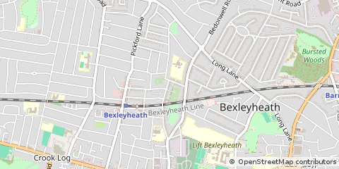 Map of Bexleyheath