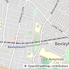 Map of Bexleyheath