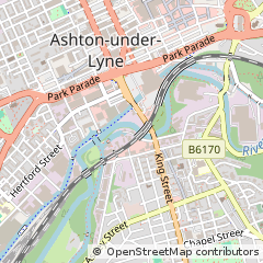 Map of Dukinfield, Cheshire