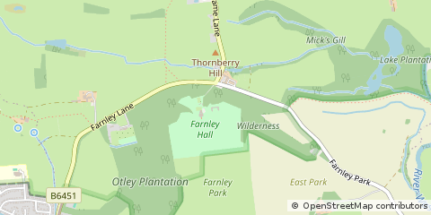 Map of Otley, West Yorkshire