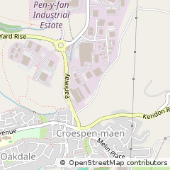 Map of Newport, Gwent