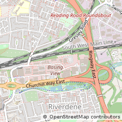 Map of Basingstoke, Hampshire