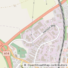 Map of Kettering, Northamptonshire
