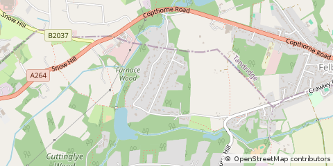 Map of East Grinstead