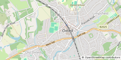 Map of Oxted