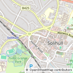 Map of Solihull