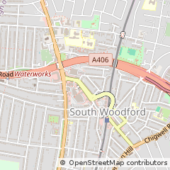 Map of South Woodford, London