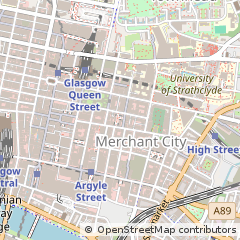 Map of Glasgow, City of Glasgow