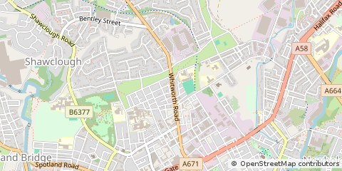 Map of Rochdale