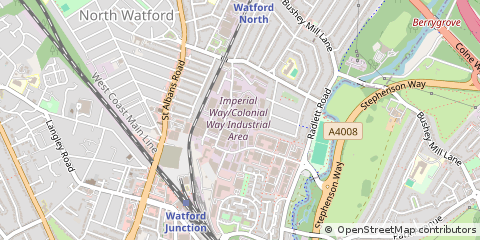 Map of Watford