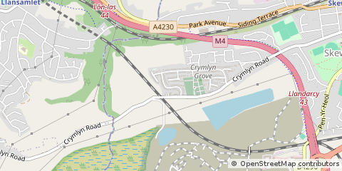 Map of Neath