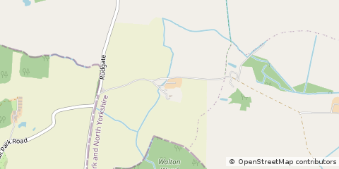 Map of Wighill Park, Tadcaster, Northyorkshire