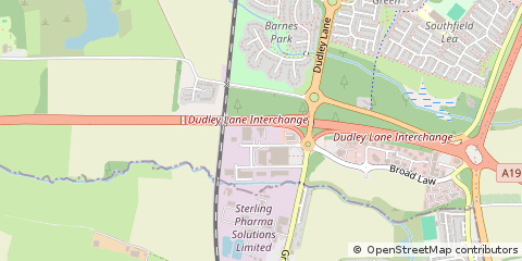 Map of Cramlington, Northumberland