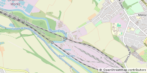 Map of West Yorkshire