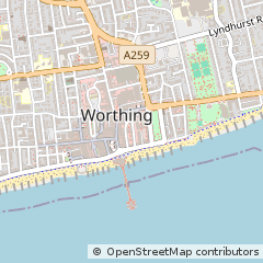 Map of Worthing