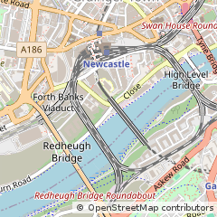 Map of Newcastle Upon Tyne