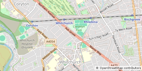 Map of Cardiff