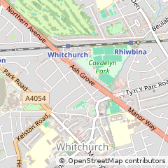 Map of Cardiff