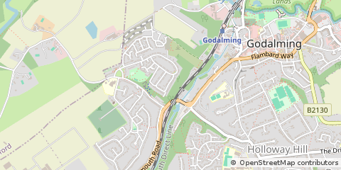 Map of Godalming