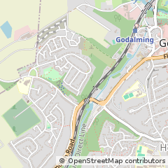 Map of Godalming