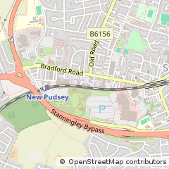 Map of Leeds, West Yorkshire