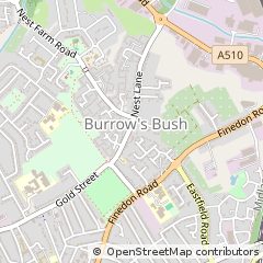 Map of Wellingborough, Northamptonshire