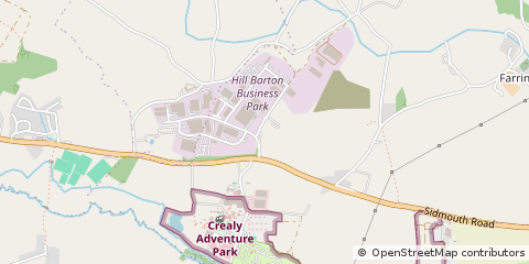 Map of Exeter, Devon