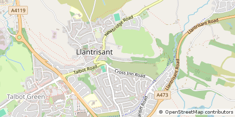 Map of Pontyclun