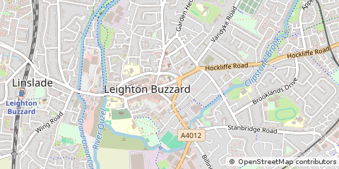 Map of Leighton Buzzard, Bedfordshire