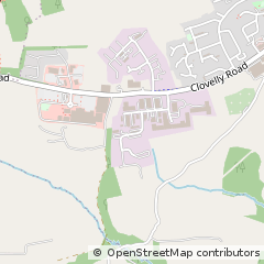 Map of Bideford, Devon