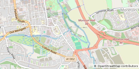 Map of Bury ST Edmunds, Suffolk