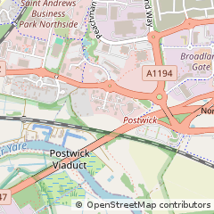 Map of Norwich, Norfolk
