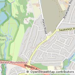 Map of Uxbridge